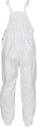 bílé laclové kalhoty - zadní pohled