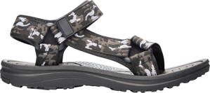 CAMO obuv sandál páskový maskáč šedý