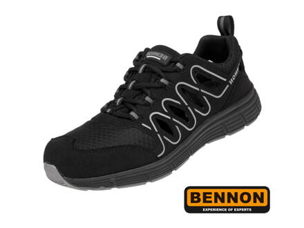 REBEL GREY LOW S1P obuv bezpečnostní polobotka BENNON® lehká